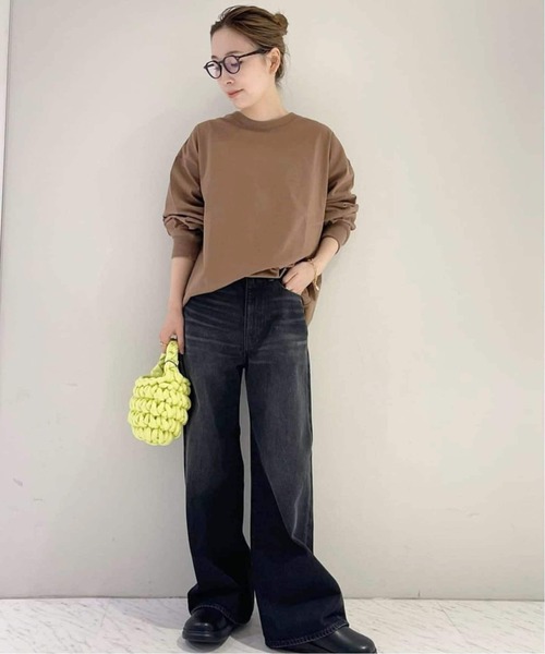 JOURNAL STANDARD(ジャーナルスタンダード)の「《WEB限定追加》タックスウェットシャツ(Tシャツ/カットソー・レディース・ブラック系その他/ウッド/ホワイト/ブラウン系その他・FREE)」の11枚目の写真