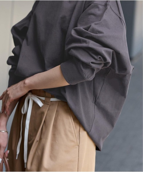 JOURNAL STANDARD(ジャーナルスタンダード)の「《WEB限定追加》タックスウェットシャツ(Tシャツ/カットソー・レディース・ブラック系その他/ウッド/ホワイト/ブラウン系その他・FREE)」の17枚目の写真