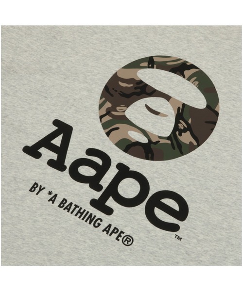 AAPE BY A BATHING APE（エーエイプバイアベイシングエイプ）の「AAPE BASIC TEE（Tシャツ/カットソー・メンズ・オフホワイト・LARGE/SMALL/X-LARGE/MEDIUM）」の3枚目の写真