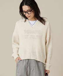 green label relaxing | テープヤーン スキッパー プルオーバー ニット ウォッシャブル(ニット/セーター)
