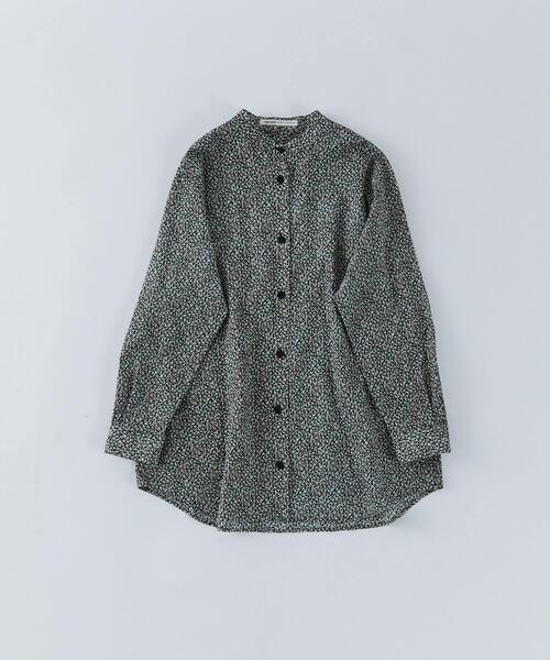 conges payes ADIEU TRISTESSE(コンジェ ペイエ アデュートリステス)の「フラワープリントポケット付きシャツ(シャツ/ブラウス・レディース・ブラック系その他・38)」の1枚目の写真