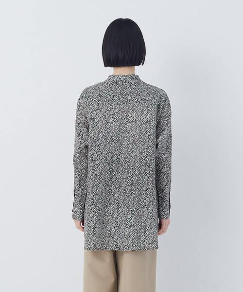 conges payes ADIEU TRISTESSE(コンジェ ペイエ アデュートリステス)の「フラワープリントポケット付きシャツ(シャツ/ブラウス・レディース・ブラック系その他・38)」の9枚目の写真