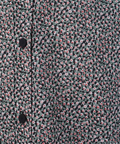 conges payes ADIEU TRISTESSE(コンジェ ペイエ アデュートリステス)の「フラワープリントポケット付きシャツ(シャツ/ブラウス・レディース・ブラック系その他・38)」の15枚目の写真