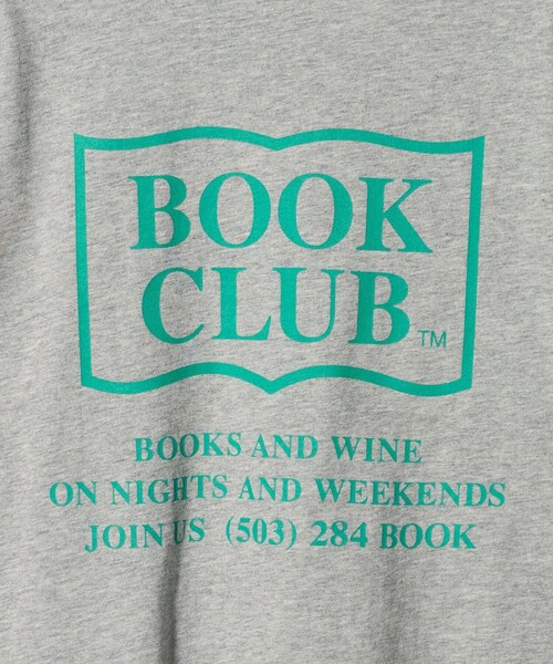 green label relaxing（グリーンレーベルリラクシング）の「【別注】＜BOOK CLUB＞ロゴ ロングスリーブTシャツ / キッズ  140cm-150cm（Tシャツ/カットソー・キッズ・ホワイト/ダークグレー/ライトグレー・150cm/140cm）」の13枚目の写真