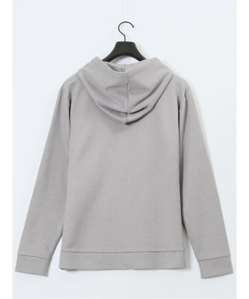 TAKA-Q（タカキュー）の「【ストレッチ】タカキュー ブリスターツイル フルジップパーカー（パーカー・メンズ・ネイビー/ホワイト/ボルドー/ブラック/ダークグリーン/グレー系その他2・LARGE/MEDIUM/X-LARGE）」の9枚目の写真