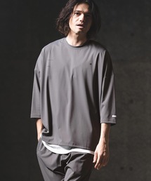 GLIMCLAP（グリムクラップ）の「mlt5567-Airy Smooth Fabric 3-4 Sleeve T-Shirt 7分袖カットソー(201-026-gls-cg)（Tシャツ/カットソー）」