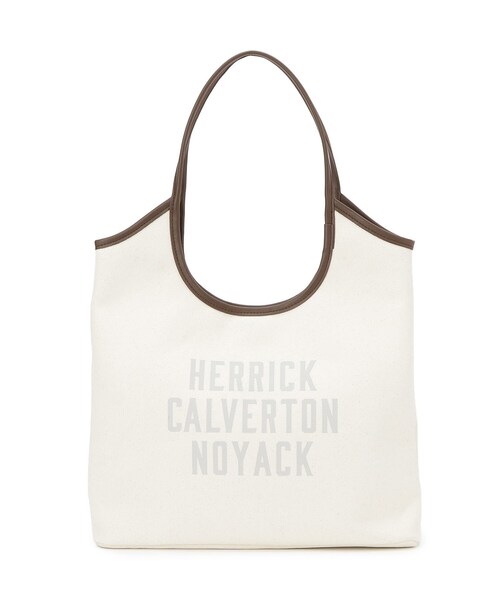 Dessin（デッサン）の「【軽量】ロゴプリントデニム×帆布トートバッグ（トートバッグ・レディース・ブルー系4/アイボリー系4・00）」の7枚目の写真