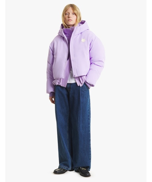 Maison Kitsune（メゾンキツネ）の「FOX HEAD HOODED PUFFER（ダウンジャケット/コート・レディース・ライトパープル・M/XS）」の3枚目の写真