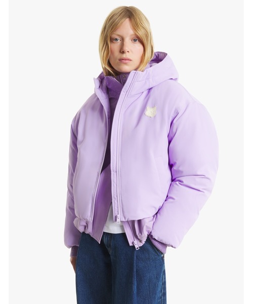 Maison Kitsune（メゾンキツネ）の「FOX HEAD HOODED PUFFER（ダウンジャケット/コート・レディース・ライトパープル・M/XS）」の5枚目の写真