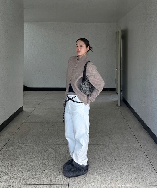 TOFFEE(トフィー)の「ディープカーブデニムパンツ (ホワイト)(デニムパンツ・メンズ・その他・SMALL/MEDIUM/LARGE/X-LARGE)」の11枚目の写真