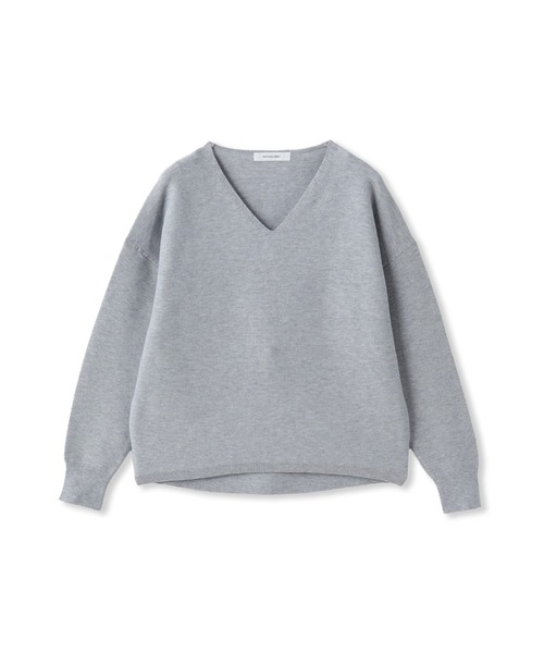 MAYSON GREY(メイソングレイ)の「Vネックラメガーターニットプルオーバー≪手洗い可能≫(ニット/セーター・レディース・オフホワイト/ライトグレー/グリーン・M)」の17枚目の写真