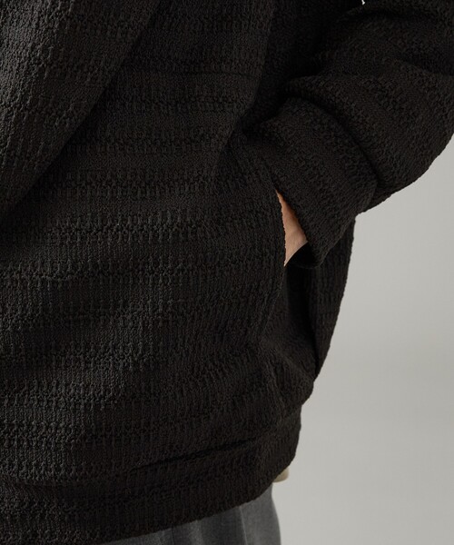 ABAHOUSE（アバハウス）の「シアーストレッチ ダブルジップ メッシュパーカー（パーカー・メンズ・ブラック/ホワイト/グリーン系その他・44/46/48）」の21枚目の写真