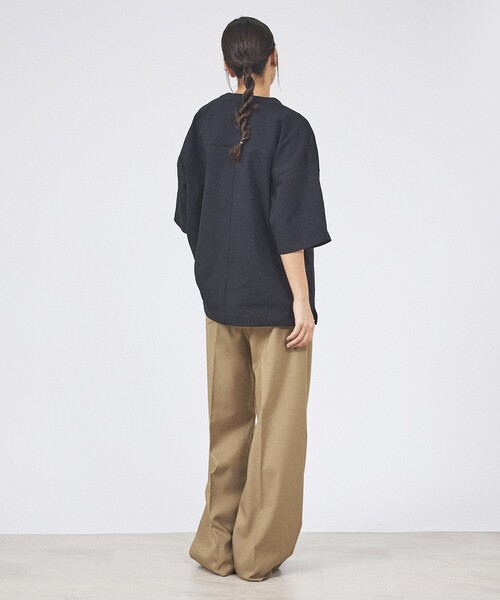 FORTUNA HOMME(フォルトゥナオム)の「【FORTUNA/フォルトゥナ】ClassicT-BackTee/クラシックティーバックTシャツ/ユニセックス/【WEB限定】(Tシャツ/カットソー・メンズ・グレイッシュベージュ/ブラック/ホワイト・L/M)」の4枚目の写真