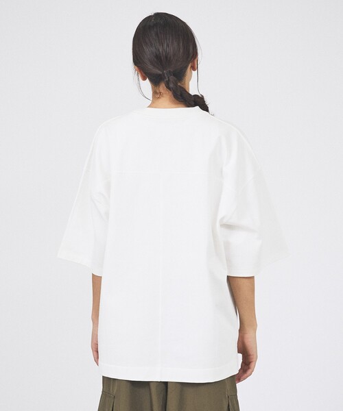 FORTUNA HOMME(フォルトゥナオム)の「【FORTUNA/フォルトゥナ】ClassicT-BackTee/クラシックティーバックTシャツ/ユニセックス/【WEB限定】(Tシャツ/カットソー・メンズ・グレイッシュベージュ/ブラック/ホワイト・L/M)」の12枚目の写真