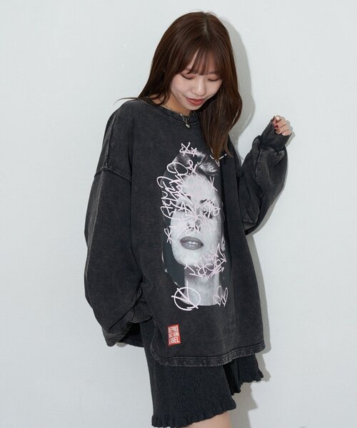 RePRODUCTION LABEL（リプロダクションレーベル）の「【RePRODUCTION LABEL / リプロダクションレーベル】スーパーBIGスウェット（パーカー・レディース・チャコールグレー・FREE）」の15枚目の写真