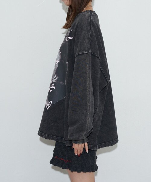 RePRODUCTION LABEL（リプロダクションレーベル）の「【RePRODUCTION LABEL / リプロダクションレーベル】スーパーBIGスウェット（パーカー・レディース・チャコールグレー・FREE）」の12枚目の写真