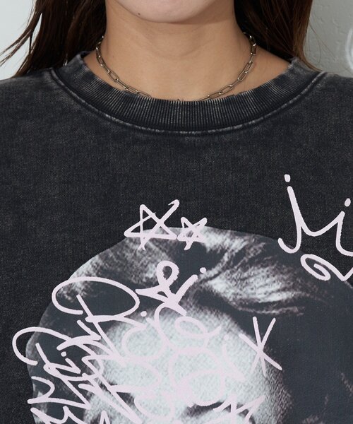 RePRODUCTION LABEL（リプロダクションレーベル）の「【RePRODUCTION LABEL / リプロダクションレーベル】スーパーBIGスウェット（パーカー・レディース・チャコールグレー・FREE）」の3枚目の写真