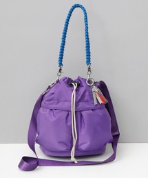 cheek（BAG）（チーク）の「撥水 2WAY ショルダートート 巾着 ヘルメット パフバッグ パディングバッグ（ショルダーバッグ）」