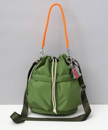 cheek（BAG）（チーク）の「撥水 2WAY ショルダートート 巾着 ヘルメット パフバッグ パディングバッグ（ショルダーバッグ）」