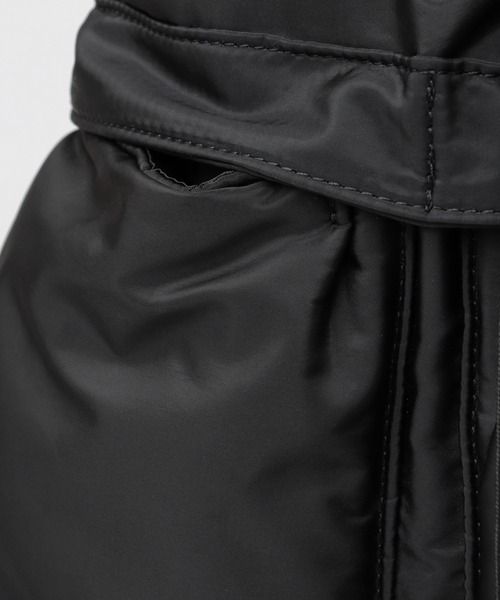 cheek(BAG)(チーク)の「撥水 2WAY ショルダートート 巾着 ヘルメット パフバッグ パディングバッグ(ショルダーバッグ・レディース・ブラック/パープル/ベージュ/グレー/カーキ/アイボリー・FREE)」の20枚目の写真