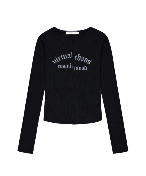 ROCKCAKE（ロックケーキ）の「Incision Boat Neck Top - Black（Tシャツ/カットソー・レディース・その他・SMALL）」の2枚目の写真
