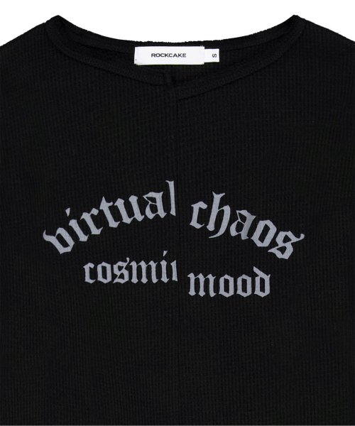 ROCKCAKE（ロックケーキ）の「Incision Boat Neck Top - Black（Tシャツ/カットソー・レディース・その他・SMALL）」の4枚目の写真