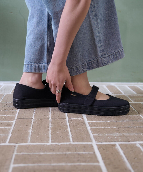 FREAK'S STORE(フリークスストア)の「Alberola × FREAK'S STORE/アルべローラ 別注 メリージェーン フラットシューズ(スニーカー・レディース・ブラック・38/37/36)」の5枚目の写真