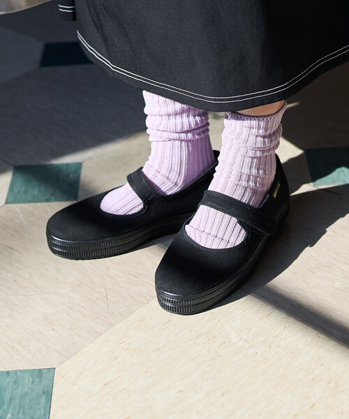 FREAK'S STORE(フリークスストア)の「Alberola × FREAK'S STORE/アルべローラ 別注 メリージェーン フラットシューズ(スニーカー・レディース・ブラック・38/37/36)」の8枚目の写真