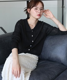 kotohayokozawa/コトハヨコザワ】《STUDIOUS別注》SHEER CARDIGAN