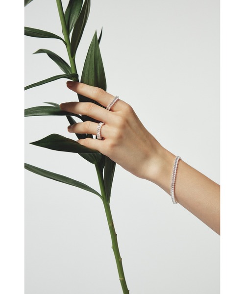 les bonbon(ルボンボン)の「【les bonbon】princess baguette ring/プリンセス バケット リング(リング・レディース・シルバー・#11/#15/#13/#9)」の3枚目の写真