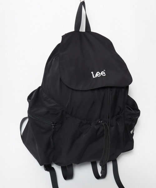 Lee リュック　ブラック6月購入 Lee（リー）フラップ ドローコードリュック バックパック/A4対応/PC