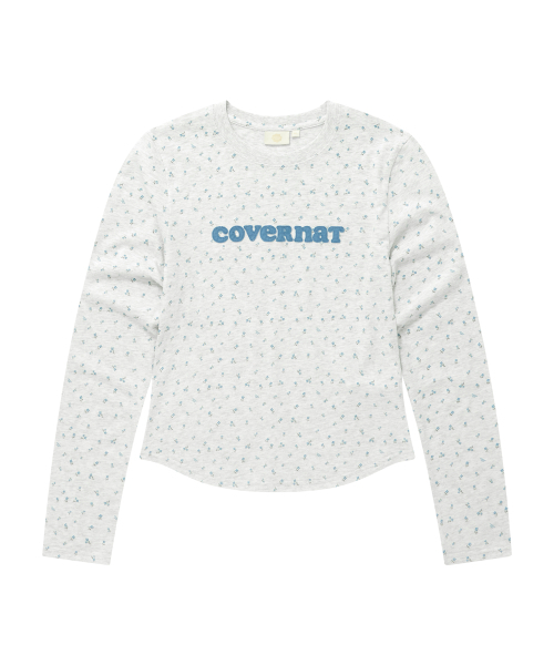 COVERNAT(カバーナット)の「ウィメンズクーパー ロゴ ロングスリーブ ヘザーグレー(Tシャツ/カットソー・レディース・その他・WS/WM)」の1枚目の写真