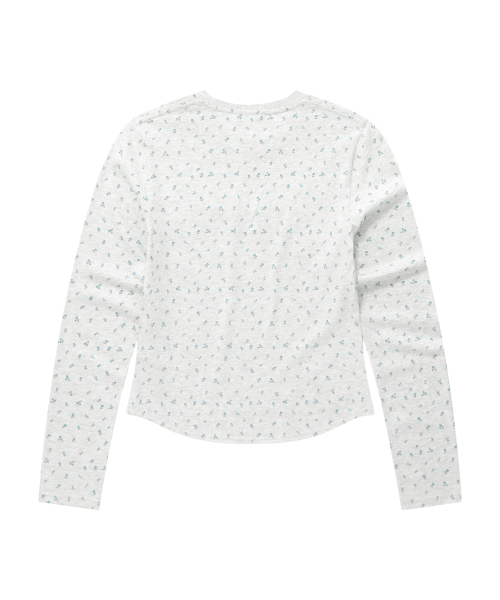 COVERNAT(カバーナット)の「ウィメンズクーパー ロゴ ロングスリーブ ヘザーグレー(Tシャツ/カットソー・レディース・その他・WS/WM)」の3枚目の写真