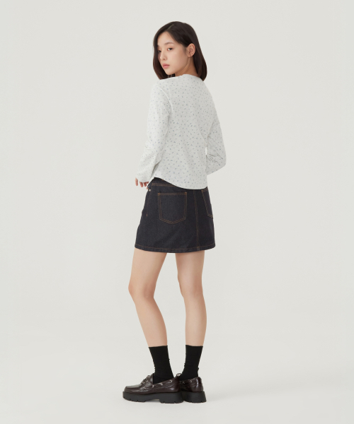 COVERNAT(カバーナット)の「ウィメンズクーパー ロゴ ロングスリーブ ヘザーグレー(Tシャツ/カットソー・レディース・その他・WS/WM)」の5枚目の写真