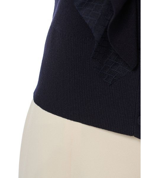 CELFORD（セルフォード）の「【UVカット】フリルニットカーディガン（カーディガン/ボレロ・レディース・オフホワイト/ダークネイビー/ライトピンク・F）」の16枚目の写真