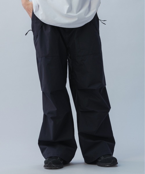 +phenix（プラスフェニックス）の「+phenix(プラスフェニックス) WIDE PANTS ワイドパンツ / GORE-TEX WINDSTOPPER（その他パンツ・メンズ・ネイビー/ブラック・M/L/XL）」の12枚目の写真