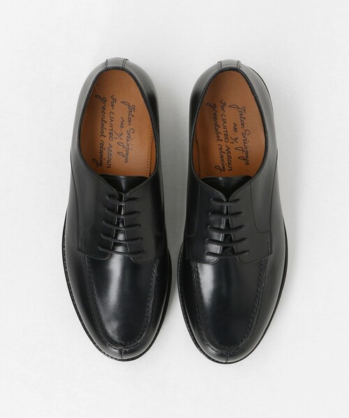 JALAN SRIWIJAYA（ジャランスリウァヤ）の「【別注】＜Jalan Sriwijaya＞Uチップ ビブラムガムライトソール ドレスシューズ（ドレスシューズ・メンズ・ブラック・40/38/39/41/42）」の3枚目の写真