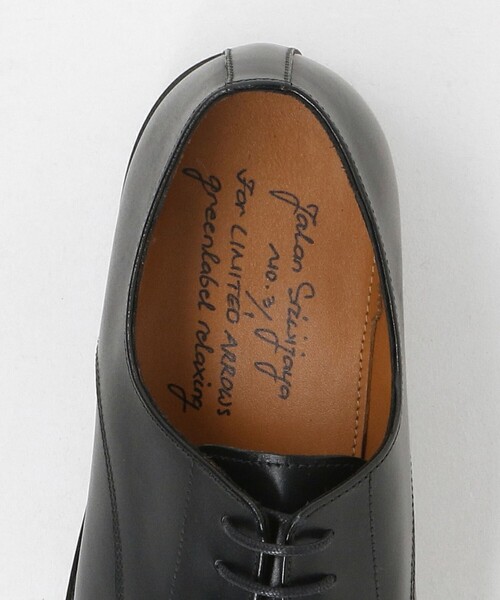 JALAN SRIWIJAYA（ジャランスリウァヤ）の「【別注】＜Jalan Sriwijaya＞Uチップ ビブラムガムライトソール ドレスシューズ（ドレスシューズ・メンズ・ブラック・40/38/39/41/42）」の7枚目の写真