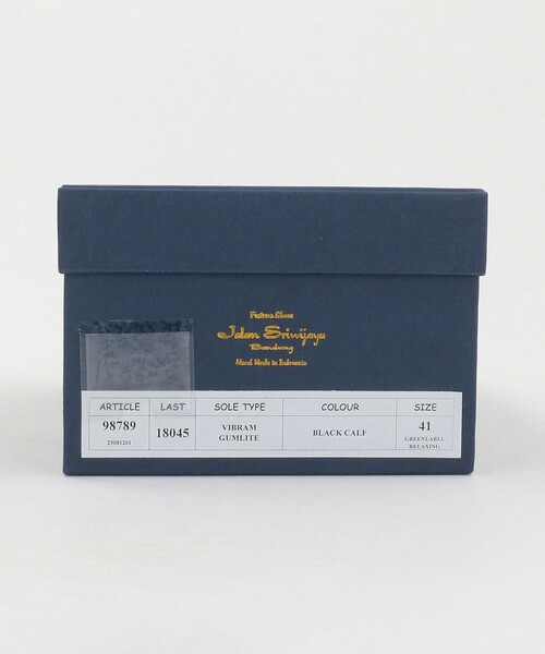 JALAN SRIWIJAYA（ジャランスリウァヤ）の「【別注】＜Jalan Sriwijaya＞Uチップ ビブラムガムライトソール ドレスシューズ（ドレスシューズ・メンズ・ブラック・40/38/39/41/42）」の11枚目の写真