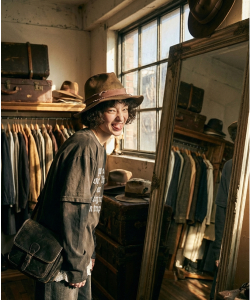 REBRENNER(リブレンナー)の「DTFトリップピグメントレイヤードTシャツチャコール(Tシャツ/カットソー・レディース・その他・MEDIUM/LARGE/X-LARGE)」の4枚目の写真