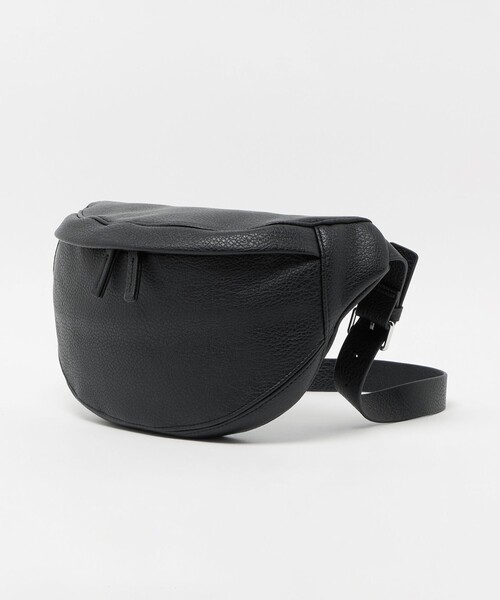 A DAY IN THE LIFE UNITED ARROWS（アデイインザライフユナイテッドアローズ）の「レザーライク ボディバッグ＜A DAY IN THE LIFE＞（ボディバッグ/ウエストポーチ・メンズ・ブラック・FREE）」の4枚目の写真