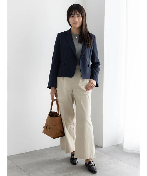 Te chichi(テチチ)の「2タックチノパンツ【AOYAMA FASHION ASSOCIATION × Té chichi】(その他パンツ・レディース・ベージュ/ネイビー・F)」の11枚目の写真