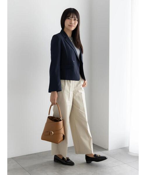 Te chichi(テチチ)の「2タックチノパンツ【AOYAMA FASHION ASSOCIATION × Té chichi】(その他パンツ・レディース・ベージュ/ネイビー・F)」の13枚目の写真