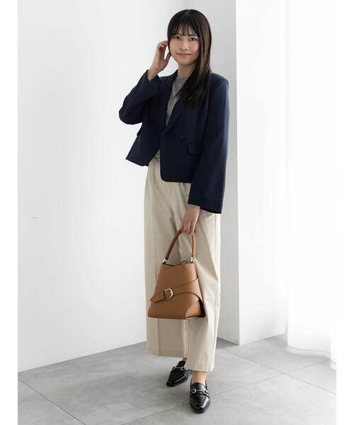 Te chichi(テチチ)の「2タックチノパンツ【AOYAMA FASHION ASSOCIATION × Té chichi】(その他パンツ・レディース・ベージュ/ネイビー・F)」の14枚目の写真