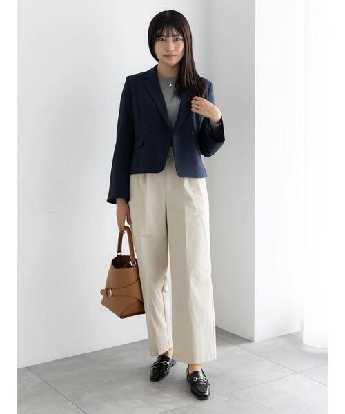 Te chichi(テチチ)の「2タックチノパンツ【AOYAMA FASHION ASSOCIATION × Té chichi】(その他パンツ・レディース・ベージュ/ネイビー・F)」の15枚目の写真