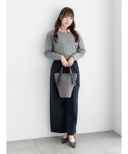 Te chichi(テチチ)の「2タックチノパンツ【AOYAMA FASHION ASSOCIATION × Té chichi】(その他パンツ・レディース・ベージュ/ネイビー・F)」の19枚目の写真