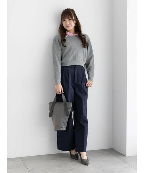 Te chichi(テチチ)の「2タックチノパンツ【AOYAMA FASHION ASSOCIATION × Té chichi】(その他パンツ・レディース・ベージュ/ネイビー・F)」の20枚目の写真