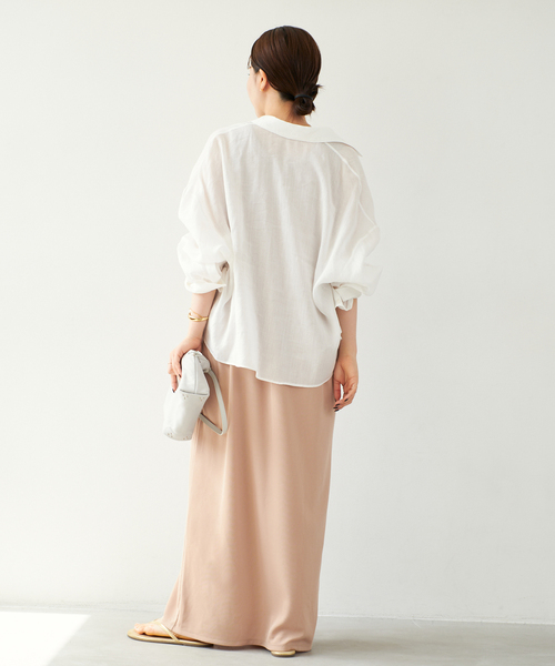 追加》RAMIE LYOCELL CROPPED シャツ 2（シャツ/ブラウス）｜Plage