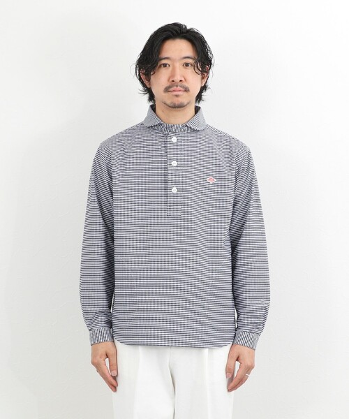 DANTON（ダントン）の「【DANTON】オックスフォード ラウンドカラー プルオーバーシャツ 長袖 26SS（DT-B0282OXP）（シャツ/ブラウス・メンズ・ネイビー・38/40/42/44）」の17枚目の写真