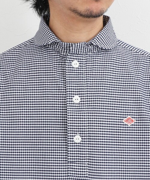 DANTON（ダントン）の「【DANTON】オックスフォード ラウンドカラー プルオーバーシャツ 長袖 26SS（DT-B0282OXP）（シャツ/ブラウス・メンズ・ネイビー・38/40/42/44）」の20枚目の写真